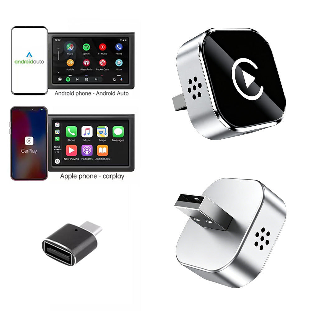 Adapter 2 in 1 car wired to wireless