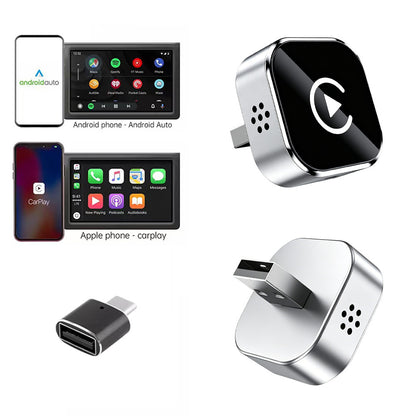 Adapter 2 in 1 car wired to wireless