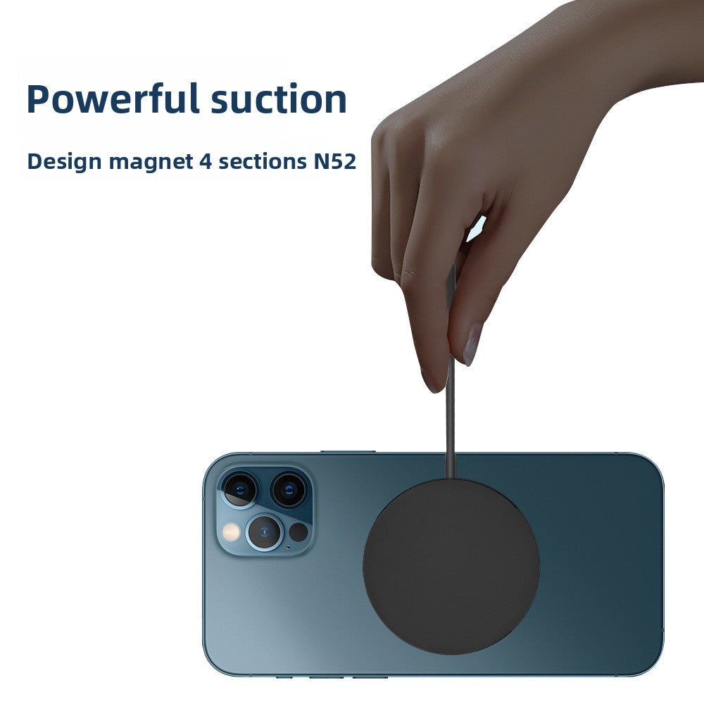Magnetic Wireless Phone Fast Charger with Type-C Cable