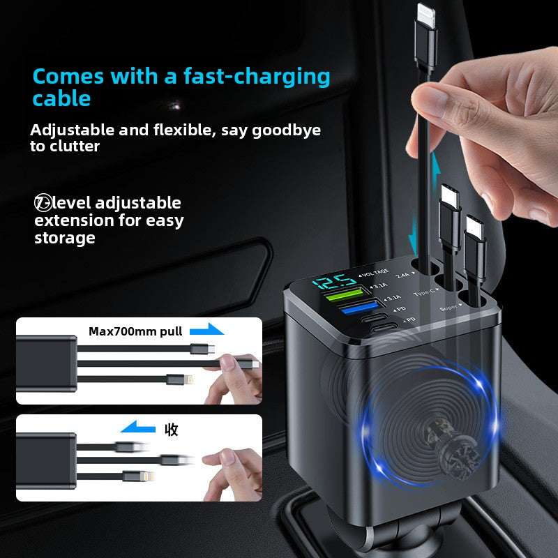 Experience Efficient Charging with Our Multi-Port Car Phone Charger