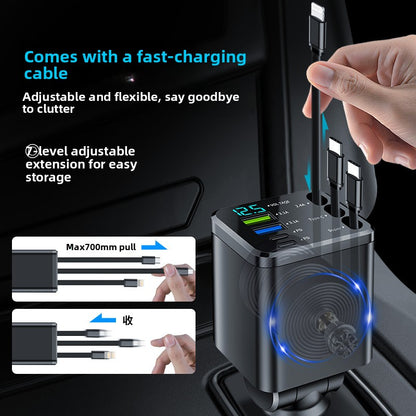 Experience Efficient Charging with Our Multi-Port Car Phone Charger