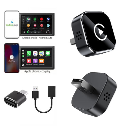 Adapter 2 in 1 car wired to wireless