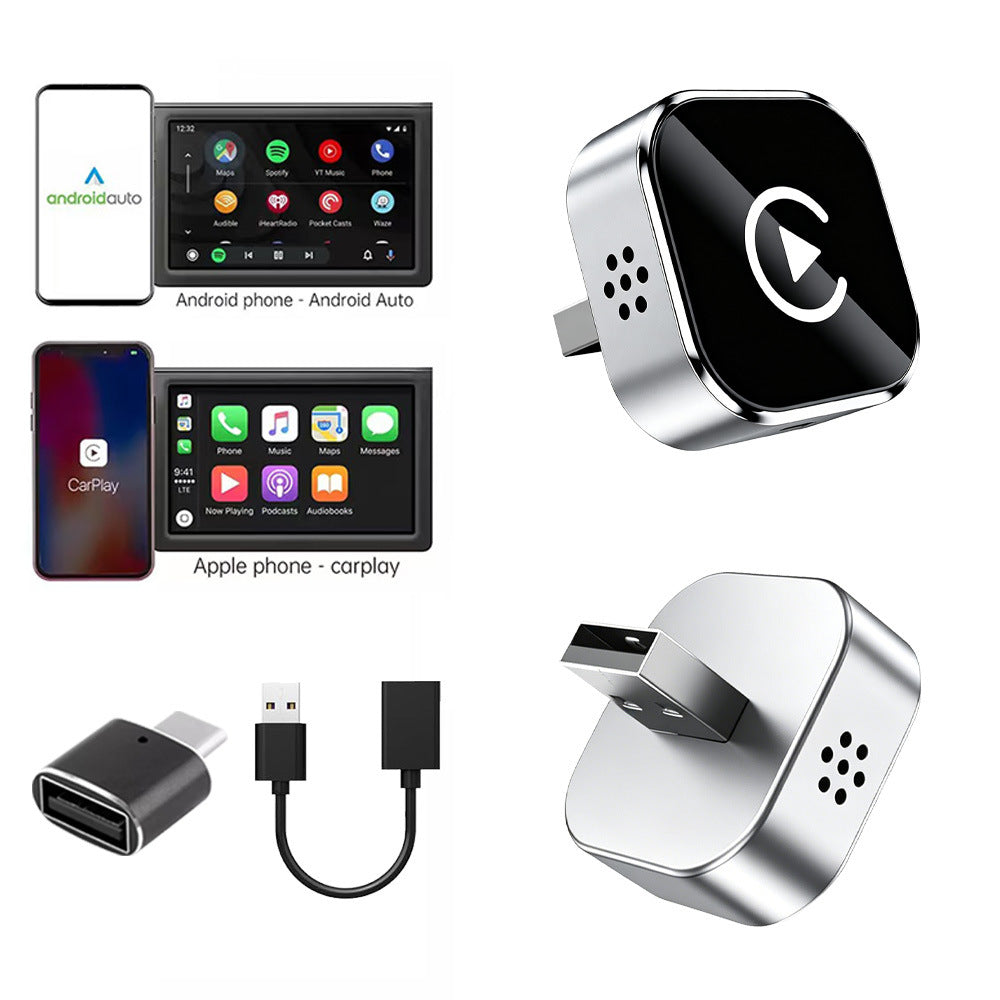 Adapter 2 in 1 car wired to wireless