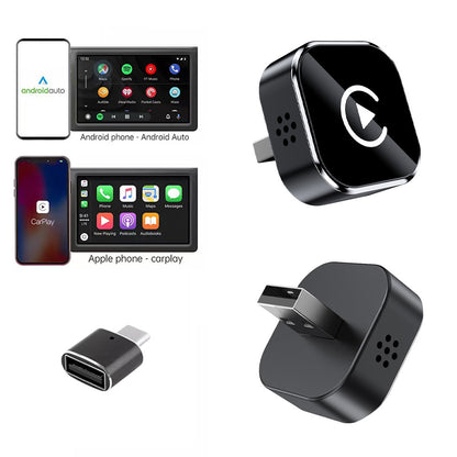 Adapter 2 in 1 car wired to wireless